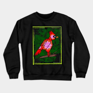 Origami cardinal Crewneck Sweatshirt